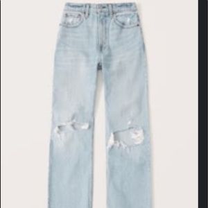 Abercrombie 90s ultra high rise relaxed jeans